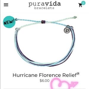 NWT Pura Vida Hurricane Florence Bracelet